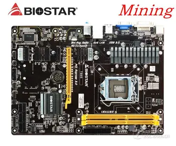 Rudarstvo BTC PRO Uporablja za Biostar TB85 Desktop Motherboard 6GPU 6PCI-E Strokovno B85 1150 LGA DDR3 16 G SATA3 USB3.0