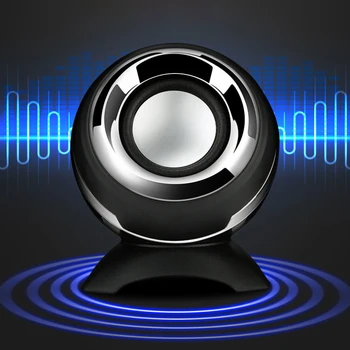 Računalnik Zvočnikov Globoke nizke tone Zvok Mini Subwoofer Glasbeni Zvočnik Za Laptop PC Telefon Stereo Bluetooth-združljiv Zvočnik