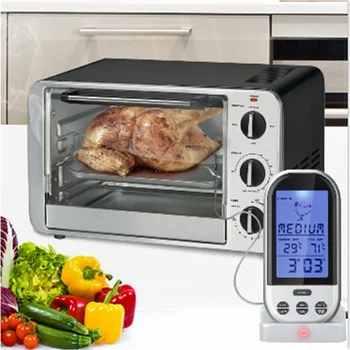 Brezžični Digitalni Mesa Kuhinjski Termometer Nepremočljiva Mesa Temperaturne Sonde Pečica za Kuhanje, peko na žaru Temperature Merilnik BBQ orodja