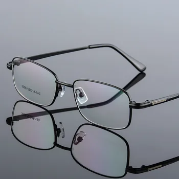Ovalni Polno Platišča Titanove Zlitine Očala Človek Ultra Retro Optični Presbyopia Kratkovidnost Rx Očala Okvirji za Moški Očala Očala