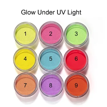 21 Barv Vodo Aktivira Eyeliner UV Svetlobo Neon Pasteli Eyeliner Pastelnih-Črni Luči UV Reaktivni Eyeliner Žareti v Temno črtalo za Oči