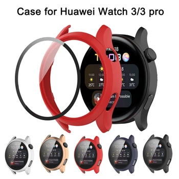 Zaščitni ovitek za Huawei Watch 3 pro Kaljeno Steklo Pokrova RAČUNALNIKA Lupini Zaščitnik Zaslon Smart Watch Pribor za Huawei Watch 3