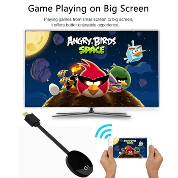 Wireless Display TV Palico Miracast Ključ za iOS, Android, YouTube, Google Airplay HD 1080P Wifi Media Video Cast