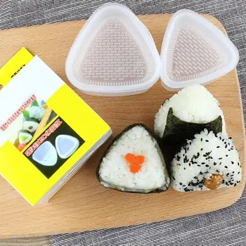 2pcs Trikotnik Suši Plesni Onigiri Riž Žogo Pritisnite Maker DIY Bento Kuhinjski Pribor