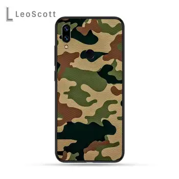 Vojska Zelena Prikrivanje Primeru Telefon Za Xiaomi Redmi Opomba 4 4 5 6 7 8 pro S2 PLUS 6A PRO