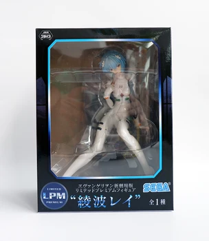 Original Ayanami Rei EVA Anime Akcijska Figura Model Igrača Vožnjo, ki bo Ustrezala EVA Zbirateljske Anime Figur Sedel PVC Kip, Slika Igrača