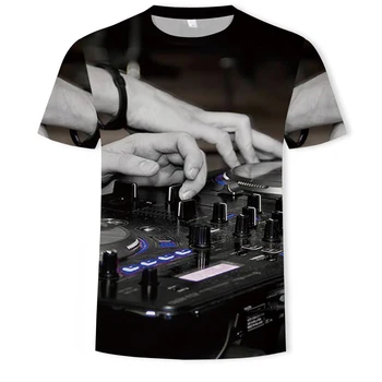 2021 Nov Poletni Modni O-Ovratnik moška T-Shirt DJ Scene Disco 3D Tiskanih Priložnostne T-Shirt za Moške Azijskih Velikost S-6XL T-Majice Za Moške