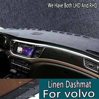 Avto Styling Pribor Perilo Noslip Dashmat nadzorna plošča Pokrov za Volvo C30 C70 S40 V40 S60 V60 S80l S90cc Xc40 Xc60 Xc90 V90