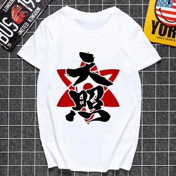 Nova Moda Naruto T Shirt Anime Poletne Moške majice Narutos Risanka Znakov Kul Vzorci Moda Prevelik O-vrat Vrhovi