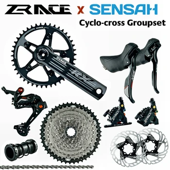 SENSAH SRX PRO 1x11 Hitrost, 11s Cesti Groupset, R/L Menjalnik + Vzvratna Derailleurs + ZRACE Chainset Zavore, Gramoz-kolesa Cyclo-Cross