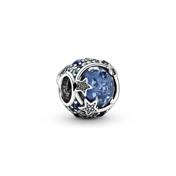 2021 Nove Vroče Prodaje 925 Sterling Srebrni Biseri Nebesna Modra Peneče Zvezde Čar Fit Original Zapestnico Pandora Srebrni Nakit