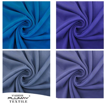 Temno modro-zelena elastična sila Očesa tkanine Najlon Spandex 4 način stretch za fazo noša stranka obleko oblačilo