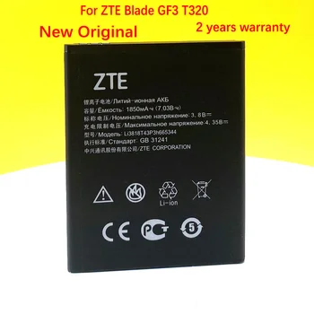 Novo Originalno Baterijo Za ZTE Blade GF3 T320 1850mAh Li3818T43P3h665344 Visoke Kakovosti Mobilni Telefon