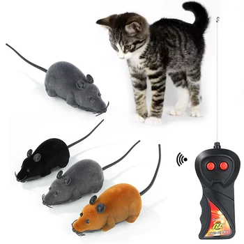 Mačka Domače Brezžično Daljinsko Upravljanje Miško, Miš Mačka Igrače Mobile Mouse Žvečilni Mačka Ir Radijski Nadzor Elektronskih Daljinsko Darilo Igrače