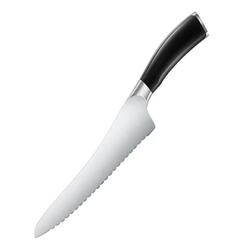 Iz Nerjavečega Jekla, Oster Kuhar Kruh Nož Cleaver Mesa Kuhinja Ham Noži Nazobčan Zamrznjeno Meso Nož Kuhanje Orodja
