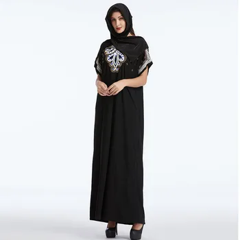 Arabski Festa Dubaj Abaya Muslimanskih Maxi Obleke Za Ženske, Bangladeš Hidžab Večerne Obleke Maroški Tam Kaftan Turški Pakistan Abaya