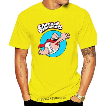 Novi Kapetan Spodnjice T-shirt smešno G. Krupp super junak Majice za Odrasle Otroci velikosti Priložnostne Kratek Rokav TEE 2019 fashion majica s kratkimi rokavi
