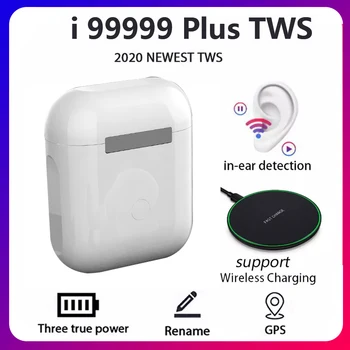 Original I99999 Plus TWS Brezžične Slušalke Preimenuj Bluetooth 5.0 Super Čepkov PK I9000 Pro I90000 Max Slušalke za ušesa telefonov max