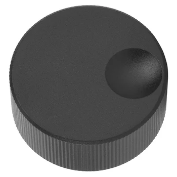 32x13mm Nadzor Glasnosti Gumb za Črno Motnega Trdnega Aluminija Gumb za Potenciometer 6 mm