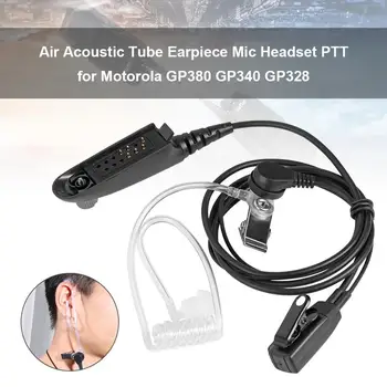 Zrak Akustična Cev Slušalka Priključek za Slušalke storitve PRITISNI in govori za Motorola GP380 GP340 GP328 Zraka Akustični Cev za Mikrofon Slušalke PG