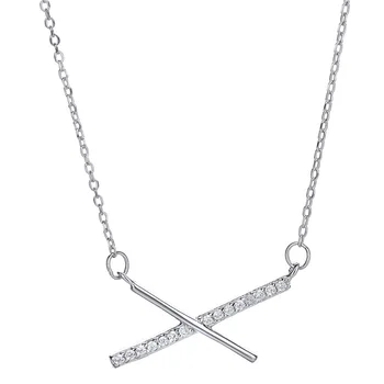 Sodrov 925 Sterling Silver Cross Ogrlica za Ženske 925 Srebro, Nakit za Ženske, Ogrlice