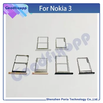 Za Nokia, 3 KW-1032 SIM Kartico In Adapterjem Sprejme Čip Pladenj za Podporo Kaseta-Zamenjava Stanovanj Popravilo Delov, Reža za Kartico SD