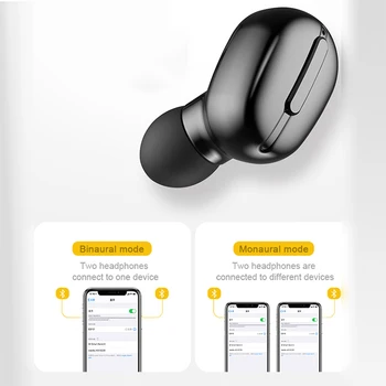 TWS L13 Mini Brezžične Slušalke Bluetooth5.0 Poslovnih Slušalke Nepremočljiva Šport Čepkov Glasbo, Slušalke Za xiaomi huawei iphone