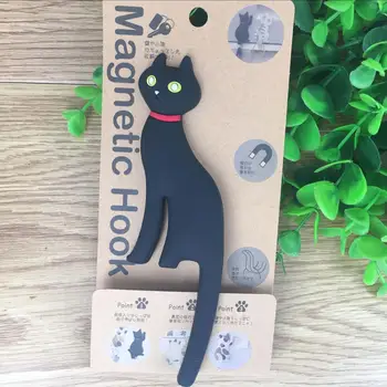 Srčkan Kitty Hladilnik Magnet Silikonski Mačka magnetni Hladilnik Nalepke Mačke Rep Kavljem Tipke Pripomočke Obešalnik Vrata Doma Dekor Otroci Igrače