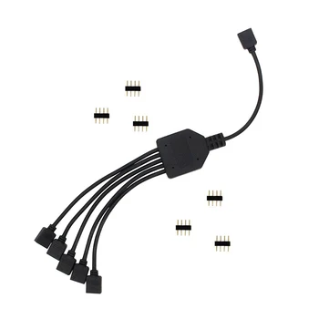 30 CM 4 Pin 1 na 1 2 3 4 5 RGB Kabel Podaljšek LED Trak Svetlobe Priključek Kabel Podaljšek Kabla Žice Za SMD 5050 3528 2835 Svetlobe