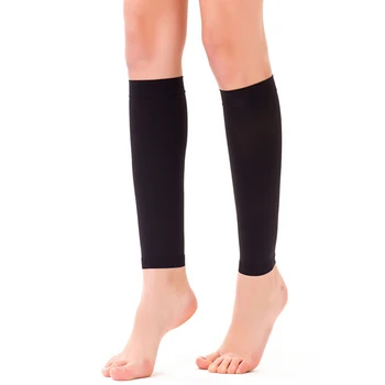 Ženske Moški Medicinske Podporo Noge Shin Nogavice za Krčne Žile Tele Rokav Stiskanje Naramnicami Zaviti Noge Oblikovanje Massager Za Šport 1Pair
