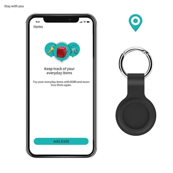 Za Apple Airtags Silikona Primeru Zaščitni Pokrov za Airtag Primeru Zaščite Rokav Lokator Tracker Anti-izgubljeno Napravo Keychain