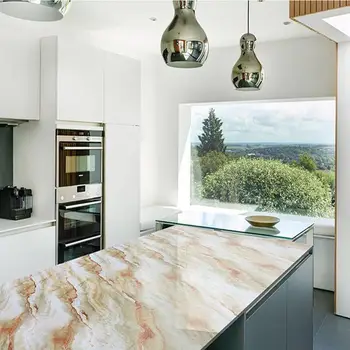 60cmx10M kuhinji PVC stenske nalepke marmorja točilne nalepke kopalnica samolepilni vodoodporno ozadje
