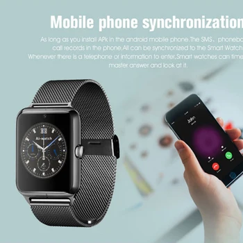 Pametno Gledati Z60 Moški Ženske Bluetooth Zapestje Smartwatch Podporo SIM/TF Kartice ročno uro Za Apple, Android Telefon