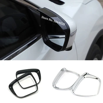 Za Nissan X-Trail, T32 Lopov-2018 ABS Chrome Avto Rearview Mirror Zajema Dež Obrvi Okvir Zunanjost Kritje Trim Dodatki