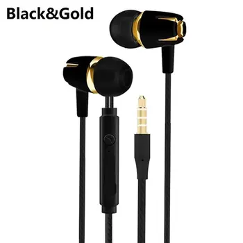 Žične Slušalke Galvanizacijo Bas Stereo in-ear Slušalke z Mikrofonom za Prostoročno Klicanje Telefonske Slušalke za Android Ios ONLENY 3,5 mm 1.2