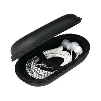 Prinaša dobička Slušalke Nepremočljiva Vrečke Šport Stereo Slušalke Vrečko za Shranjevanje Mini Slušalke Pribor Primeru, USB Kabel Knjigovodski Polje