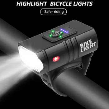 T6 LED Izposoja Svetlobo in Luč 10W 800LM 6 Načini MTB Gorsko Cestno Kolo Sprednje Luči USB Polnilne Smerniki Kolesarjenje Svetlobe