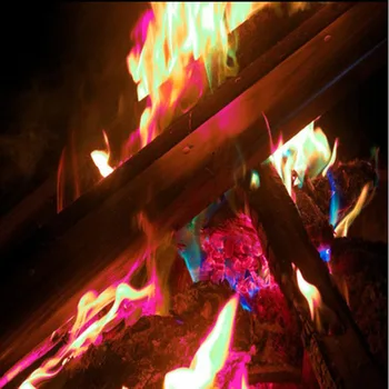 25 g Magic Fire Pisane Plameni v Prahu Kresovanje Vrečk Pirotehnika Magic Trick Prostem Kampiranje, Pohodništvo Preživetje Orodja