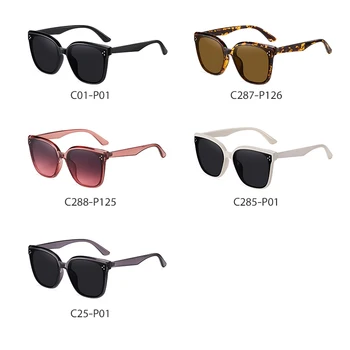 GM Koreja blagovno Znamko Design NEŽEN sončna Očala Ženske Moški Acetat Vrhunske Kakovosti Popularna sončna Očala Z Oringnal Primeru S6305