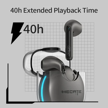 EDIFIER GM5 tws gaming čepkov Qualcomm aptX Bluetooth V5.2 low latency 40h Podaljša Čas Predvajanja res wireless gaming slušalke