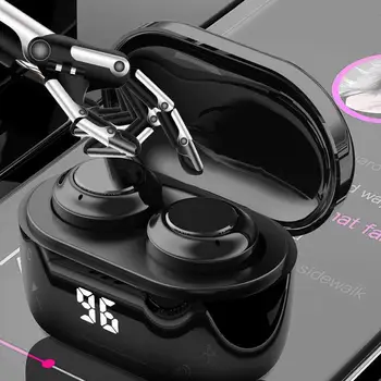Slušalke A6 TWS Mini Brezžična Bluetooth 5.0 Hi-fi Stereo Slušalke z Digitalnim Polnjenje Box