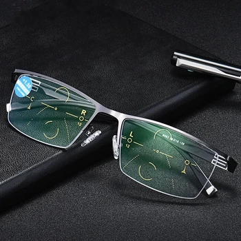 MOLNIYA Moških Bifocal Razdalja v Bližini Obravnavi Očala Multi-focus Samodejna Prilagoditev Stopnje Anti-Blu-ray Presbyopia Očala