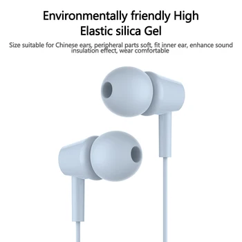 Visoko Kakovostne HI-fi 3,5 MM V Ear Slušalke Slušalke Stereo Slušalke Šport Zmanjšanje Hrupa Slušalke Za Iphone Xiaomi Multi-color