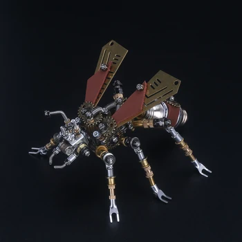 290Pcs Kovinski Insektov Puzzle Model Komplet 3D DIY Mehanske Skupščina Obrtne Za Otroke, Igrače Darilo - Termite/Požara Letenje/Ner/Dragonfly