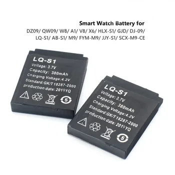 LQ-S1 3,7 V 380mAh Smartwatch Baterije LQ-S1 Polnilna Litij-ionsko Polimer Baterijo Zamenjava za DZ09 U8 A1 GT08 V8 Pametno Gledati