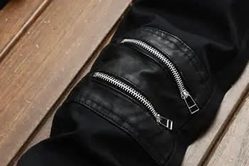 2020 Nove Jesensko Zimske Moške Hip Hop Denim Jeans Hlače motorno kolo, Design, Moda Plus Velikost Zadrgo Priložnostne Masculina Moške Jeans