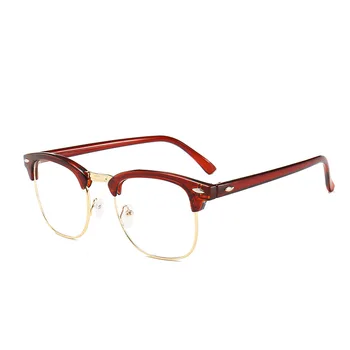 Kovinski Okvir Branje Očala Ženske Semi-Rimless Modra Svetloba Blokiranje Očala Za Moške Gaming Računalnik Lunettes Razred Očala