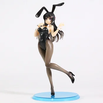 21 cm Taito Japonske Anime Aobuta Sakurajima Mai Zajček Dekle Ver Mai Senpai Anime PVC Slika Igrača Zbirateljske Model Lutka Darilo