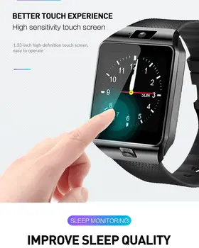 смарт часы DZ09 Pametno Gledati Moške/Ženske Bluetooth Glasba Kamera Podpira 2G Kartice SIM Smartwatch Android, Ios Pametne Ure dz 09