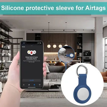 Silikonsko Ohišje Pokrov Zaščitni Primerih Lokator Zaščitnik Lupini Za Airtags Smart Bluetooth Tracker Anti-izgubil Tracker